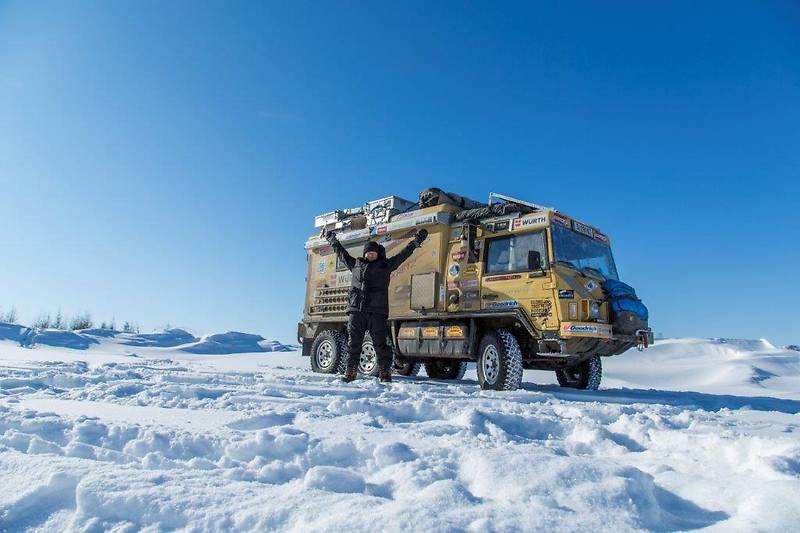 Fridl Svoboda u Sibiru u Magadanu 2019.g. (Foto: Friedl Swoboda)