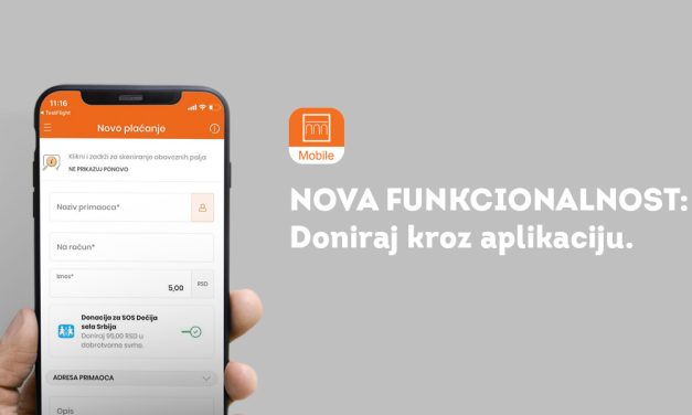Nova funkcionalnost Banca Intesa mobilne aplikacije „Doniraj kroz aplikaciju“