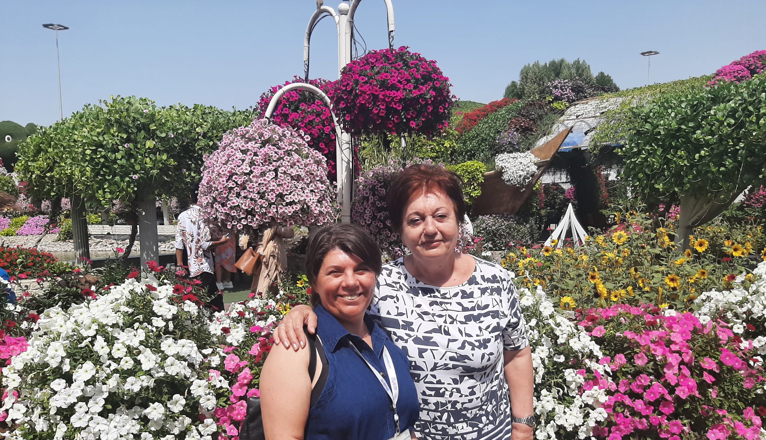 Natalija i ja u Čudesnom vrtu Dubaija