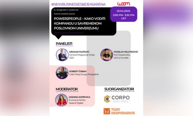 Virtuelna konferencija “Power2People – kako voditi kompaniju u savremenom poslovnom univerzumu”