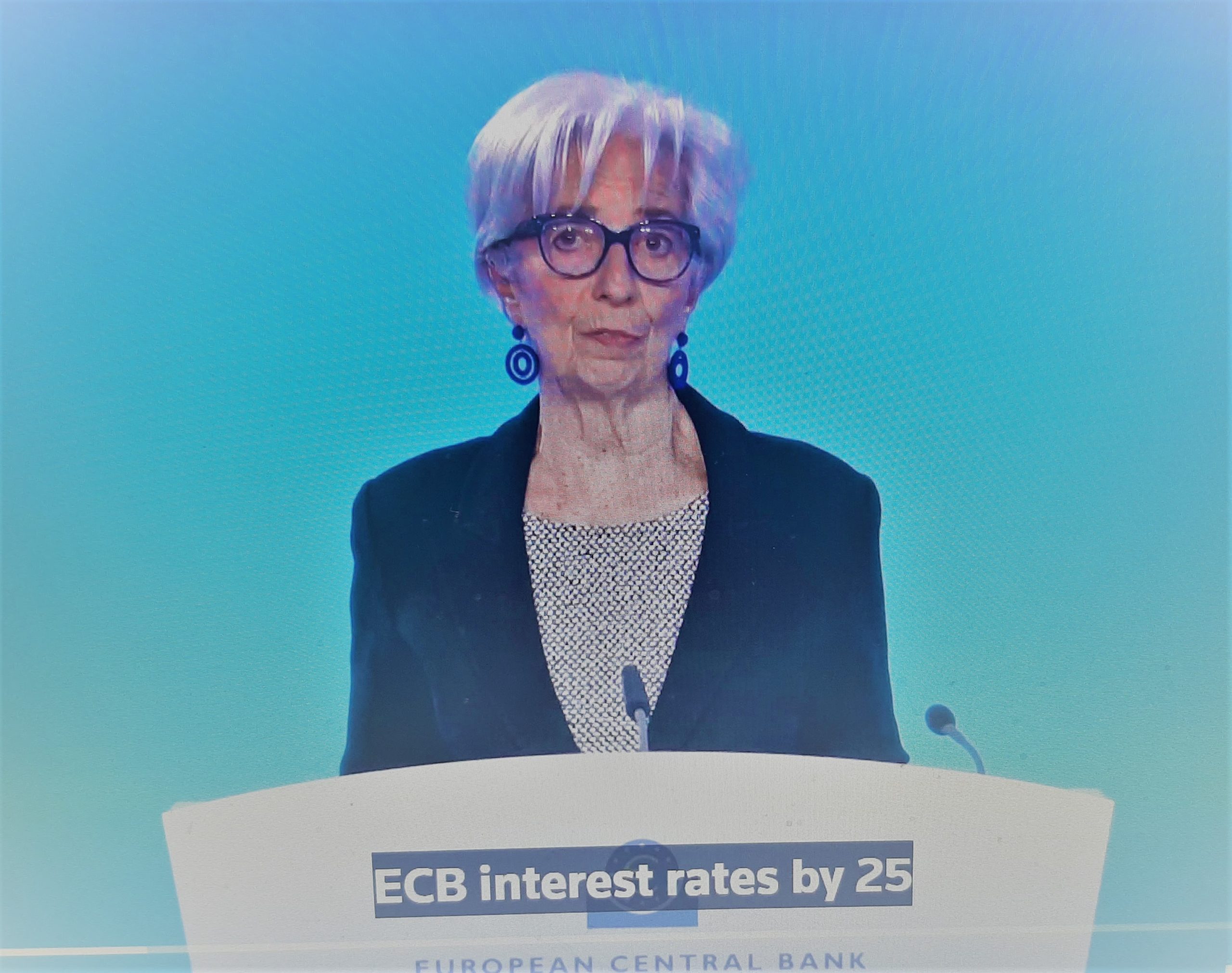 Kristin Lagard na konferenciji za novinare, 4. maja 2023. u centrali Evropske centralne banke, u Frankfurtu na Majni