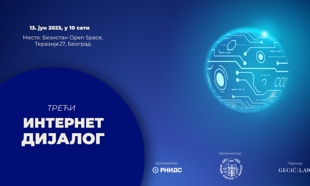 O novim propisima za onlajn platforme na trećem „Internet dijalogu“ 13. juna