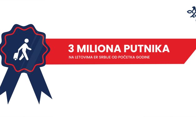 TRI MILIONA PUTNIKA NA LETOVIMA ER SRBIJE OD POČETKA GODINE