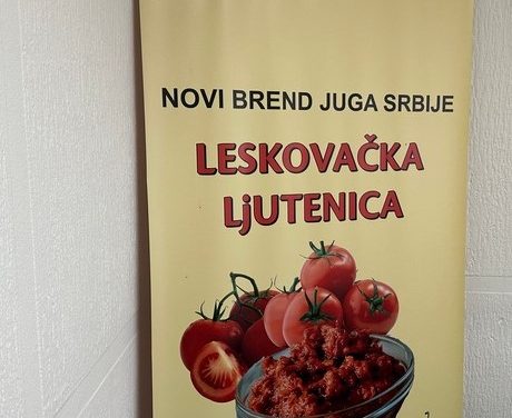 Leskovačka ljutenica – proizvod zaštićenog geografskog porekla