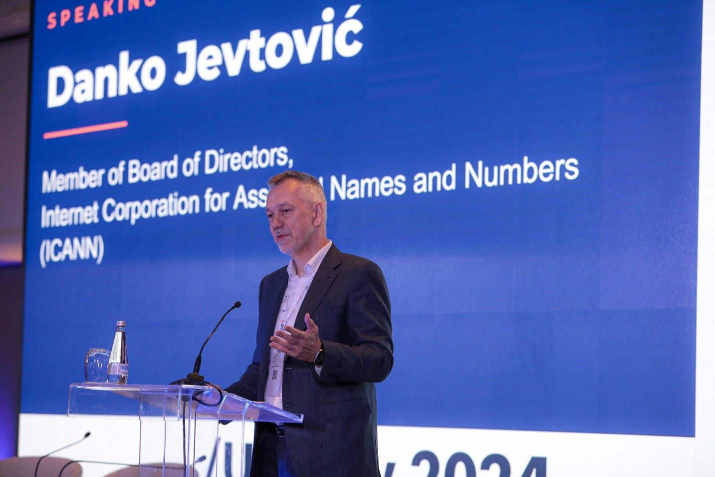 Danko Jevtović, potpredsednik Borda direktora ICANN-a, istakao je značaj bliske i sistemske saradnje između UASG-a i ICANN-a