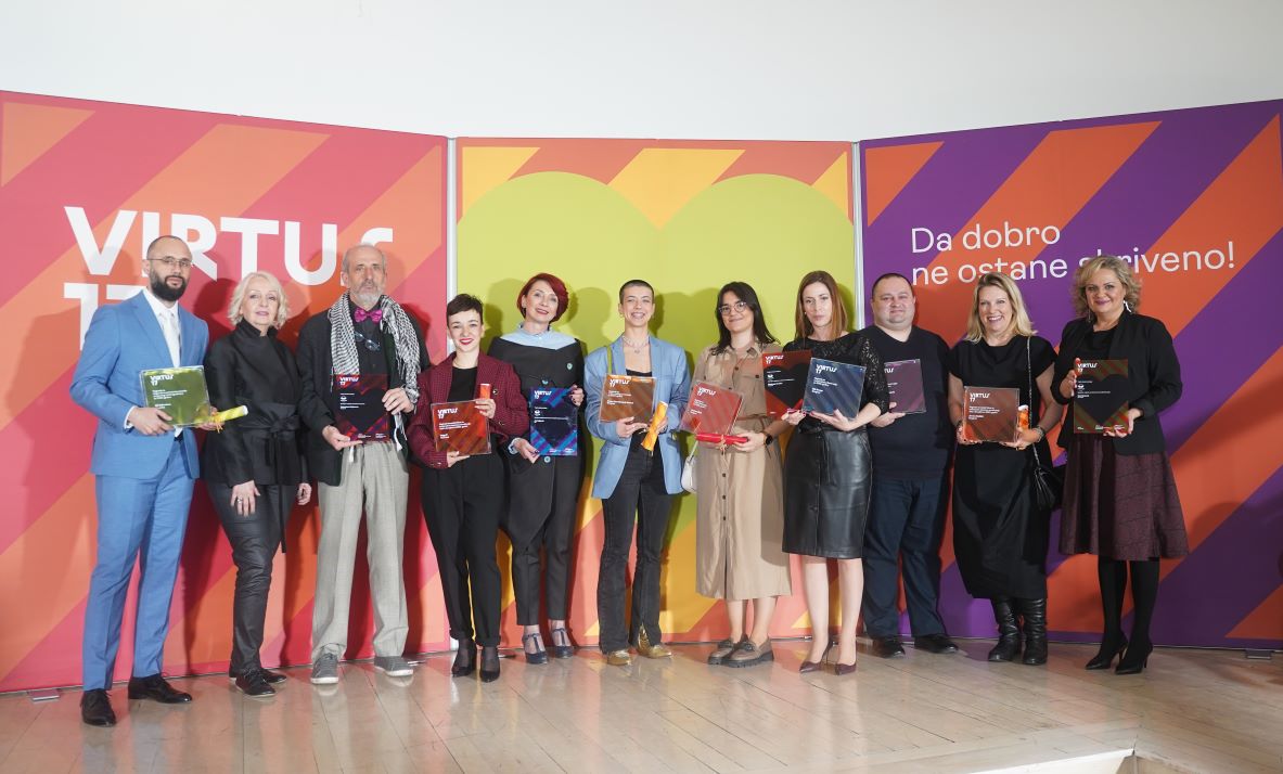 Dobitnici nagrada za filantropiju za 2023. godinu na uručenju priznanja 23. marta 2024. godine u Beogradu – Od dobrog dela do velikog uticaja (Foto: Jakov)
