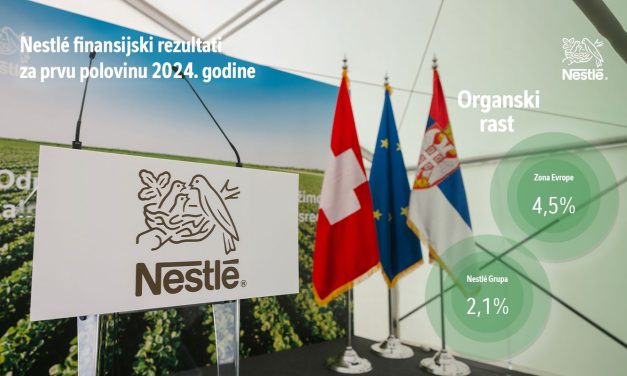 Kompanija Nestlé ostvarila organski rast od 2,1 odsto u prvoj polovini 2024. godine