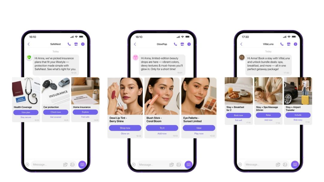 Viber Message Example Rakuten Viber uvodi interaktivni Karusel i Liste poruka za efikasniju ...