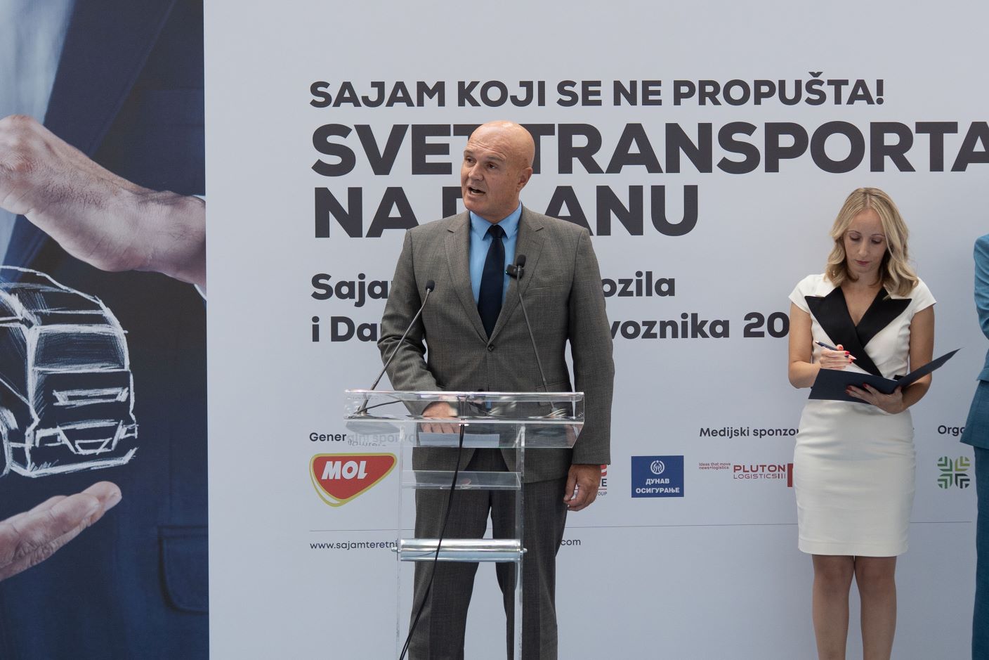 Milenko Jankovic direktor MOL Serbia na otvaranju Sajma transporta