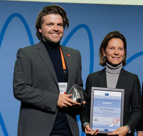 Predstavnici Belgije: Uručene su im dve nagrade: Prva u kategoriji Podržavanje održive tranzicije i finalna -  Velika nagrada žirija na nivou celog takmičenja