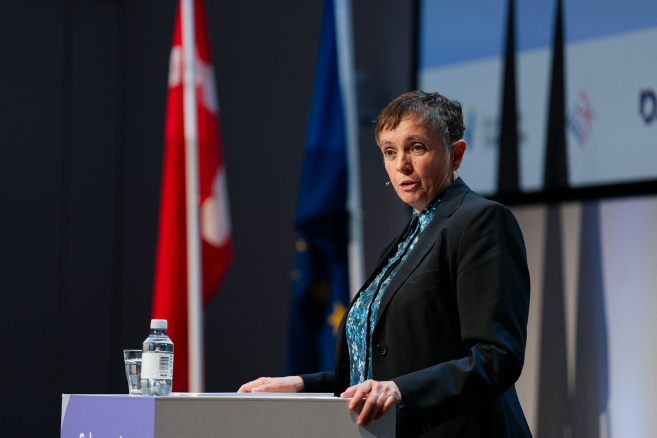 Profesorka Friderike Velter, govorila je na "Šumpeter predavanju" (Foto: EME Assembly)