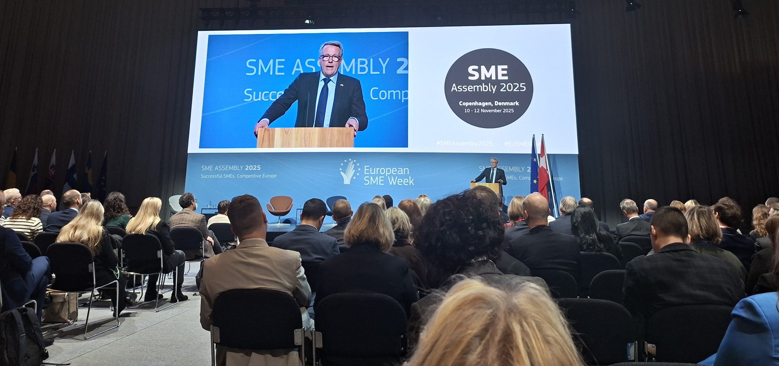 Morten Bodskov, ministar za industriju, privredu i finansije Kraljevine Danske, na otvaranju Skupštine preduzetnika, 11. novembra u Kopenhagenu (Foto: R. Nikolić)