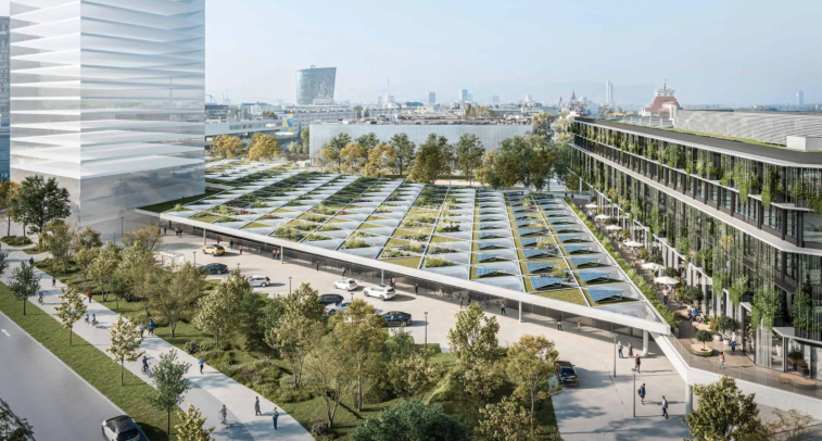 Ovako će izgledati međunarodni autobuski terminal u Beču, u delu grada Handelskai koje se proteže uz Dunav