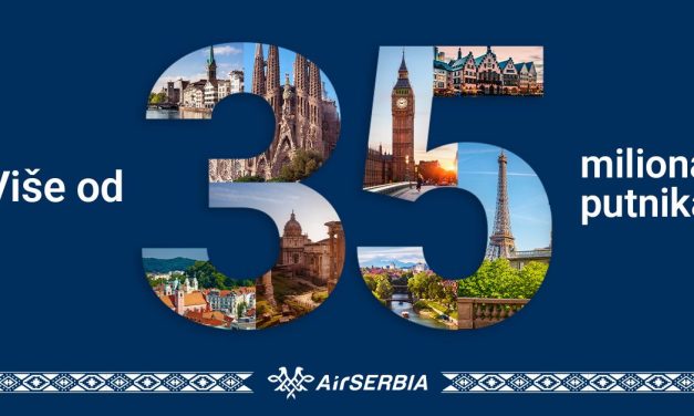 Er Srbija prevezla više od 35 miliona putnika od oktobra 2013.godine od kada nosi ime Er Srbija