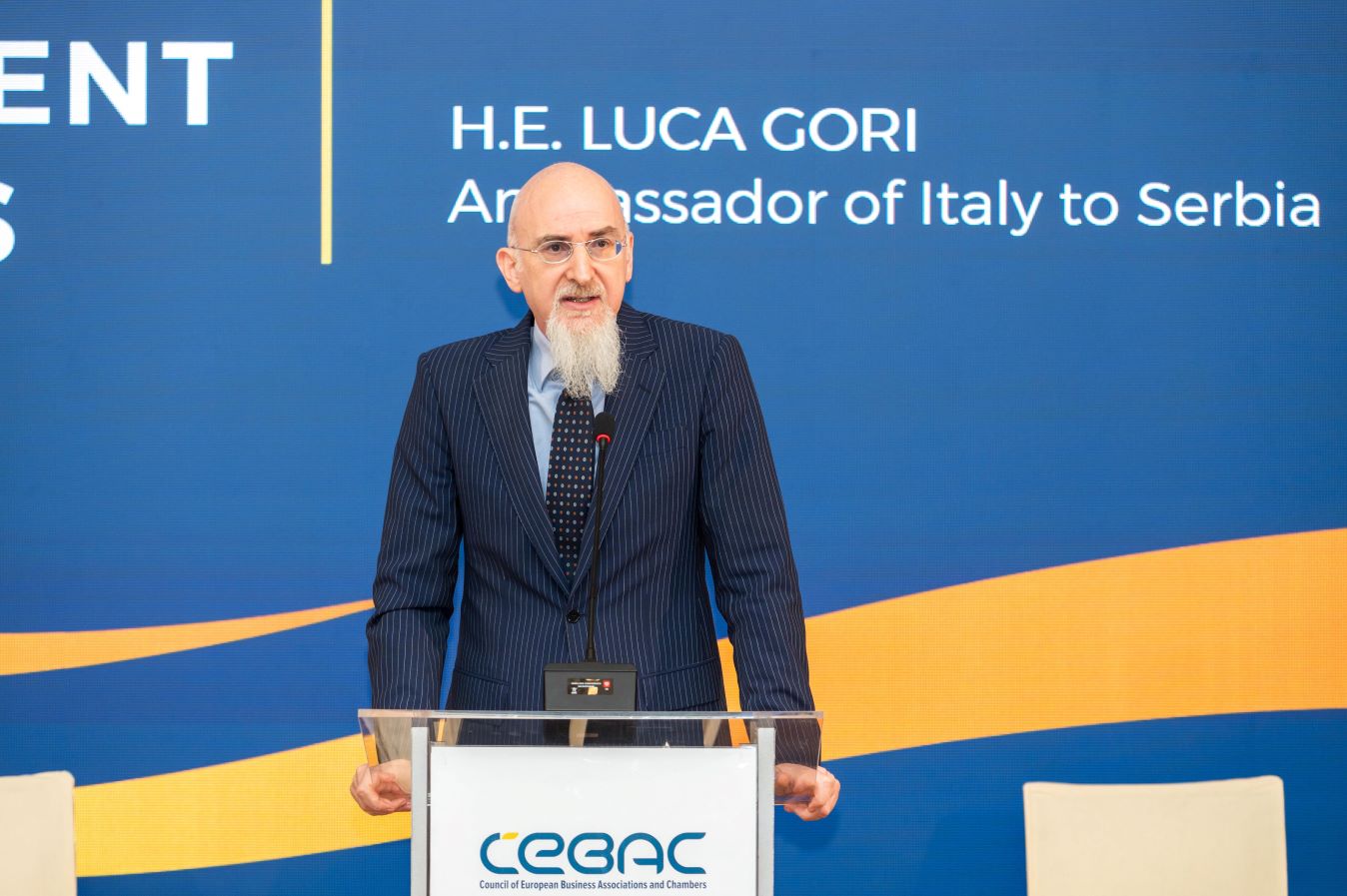 Luka Gori, ambasador Italije u Srbiji
