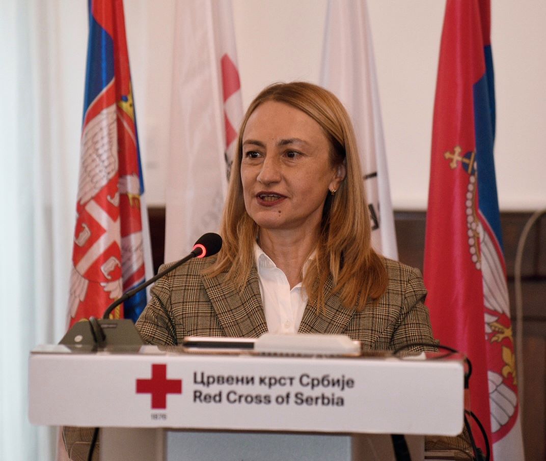 Matilde Mort, stalna koordinatorka UN-a u Srbij, istakla je važnost lokalnih akcija u zelenoj tranziciji (Foto: UNICEF Srbija/Shubuckl)