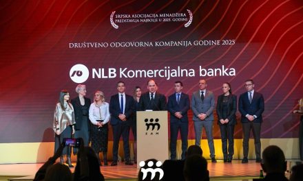 Prestižno priznanje SAM: NLB Komercijalna banka je društveno odgovorna kompanija godine