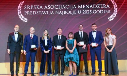 Uručene godišnje nagrade Srpske asocijacije menadžera: Darko Lukić menadžer godine, Jelisaveti Lazarević specijalna nagrada