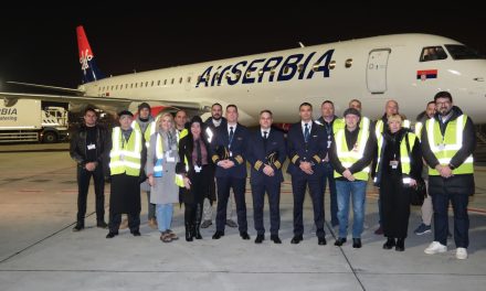 NOVI EMBRAER ER SRBIJE STIGAO U BEOGRAD