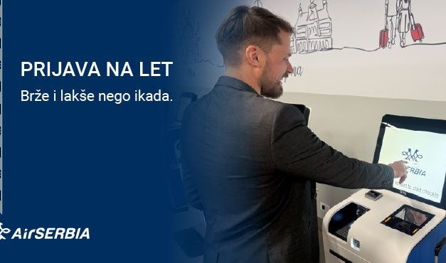 Er Srbija uvodi samouslužne automate za prijavu na let i predaju prtljaga