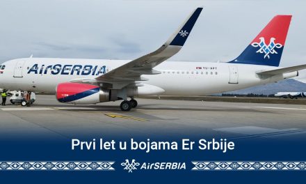 Novi erbas A320 Er Srbije: YU‑APT obavio prvi let u bojama nacionalne avio-kompanije