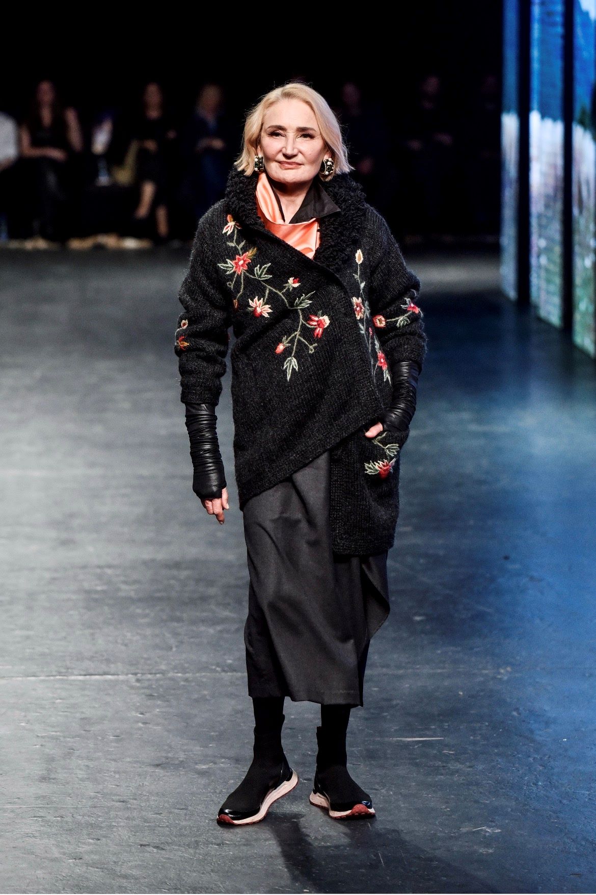 Još jedna legenda u svetu mode i manekenstva na 57. BFW posvećenom Dobrili Smiljanić - model je nosila Ljiljana Erić Simjanović