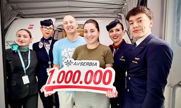 Er Srbija prevezla milionitog putnika u 2026. godini