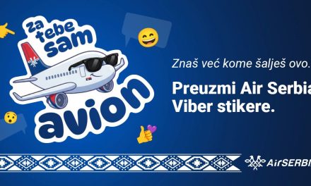 Svako putovanje počinje porukom: Er Srbija uvodi Viber stikere i pokreće svoj zvanični Viber kanal