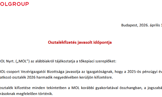 Mol odlaže isplatu dividende, na zahtev budućeg premijera Petera Mađara