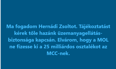 Tema dana za 16. april u Mađarskoj – Da li će MOL isplatiti dividende od 68,8 miliona evra Fondaciji Matijas Korvinus?