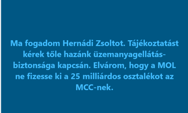 Tema dana za 16. april u Mađarskoj – Da li će MOL isplatiti dividende od 68,8 miliona evra Fondaciji Matijas Korvinus?