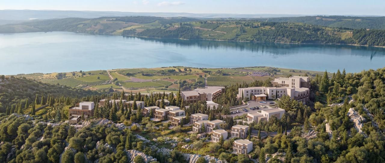 Budući izgled turističkog naselja na obalama Šaskog jezera u Crnoj Gori koje će graditi kompanija Igl Hils (render)