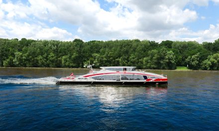 Uprkos niskom vodostaju Dunava bečki „Twin City Liner” plovi