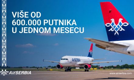 Er Srbija oborila rekord sa više od 600.000 putnika u jednom mesecu