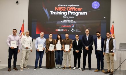 HUB201 DODELIO PRVE MEĐUNARODNE SERTIFIKATE ZA NIS2 STRUČNJAKE I NAJAVIO NOVI POZIV ZA OBUKU