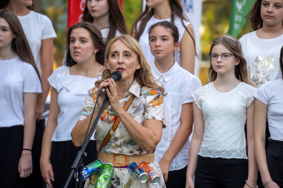 Valentina Pavličić, umetnička direktorka  Limenka teatar festa na otvaranju 9. septembra u Požarevcu