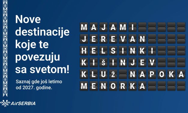 Er Srbija uvodi šest novih destinacija u 2027. godini, među njima i Majami