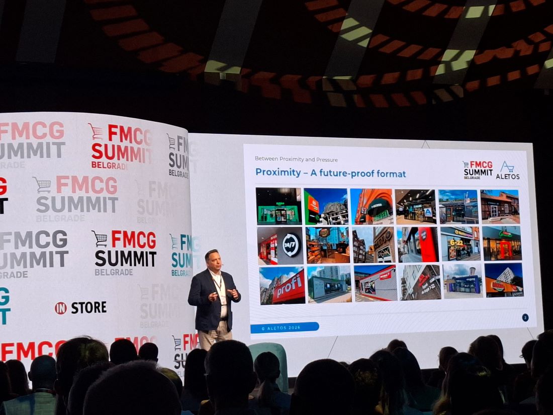 Sebastijan Renak je bio glavni gost-govornik na ovogodišnjem 13. FMCG Summit Beograd koji je održan 12. oktobra u Centru Sava (Foto: R. NIkolić)