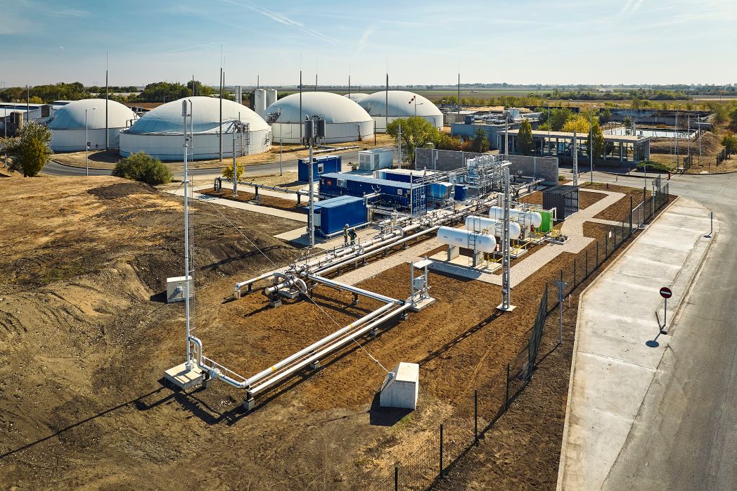 Prva fabrika  biometana MOL grupe u Sarvašu (Foto: MOL Grupa)