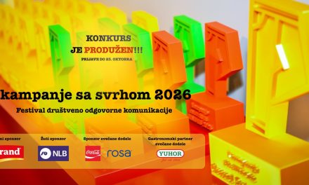 PRODUŽEN ROK ZA PRIJAVE NA FESTIVAL KAMPANJE SA SVRHOM 2026!